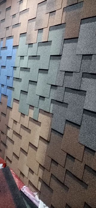 Гибкая черепица шинглс (ондулин монтаж кровли