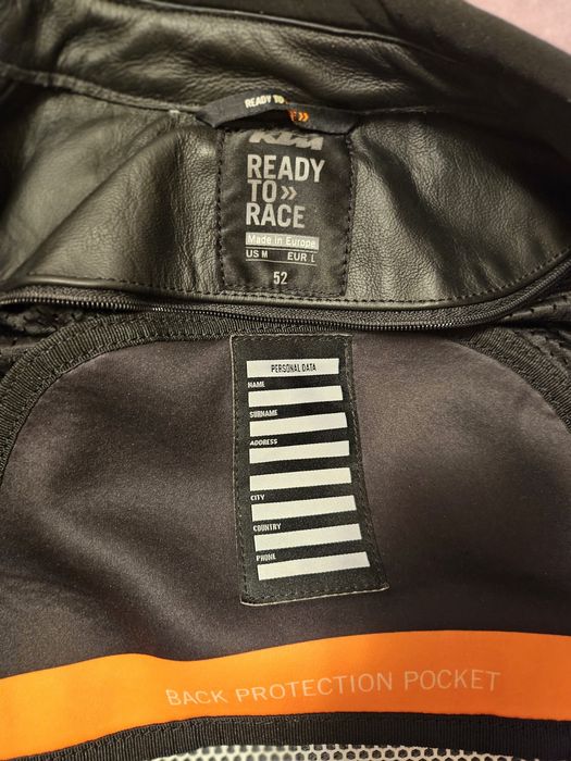 Geaca moto pantaloni moto piele Alpinestars KTM combinezon 2 piese L