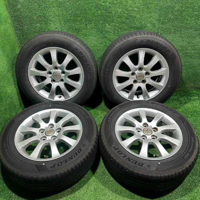 Продам Оригинальные диски Toyota R16 с летними шинами Dunlop 215/60R16