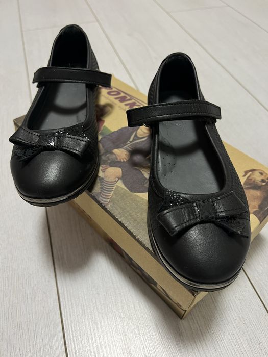 Черни детски обувки за момиче Ponki - номер 32