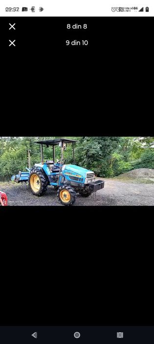 Tractor iseki cu freză