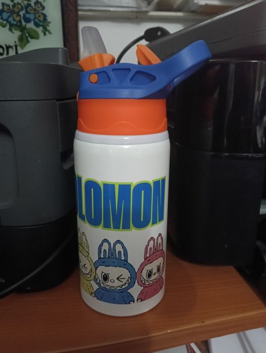Bidonaș cu pai 500 ml