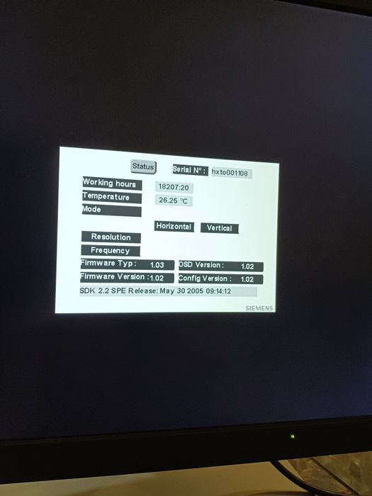 Медицински монитор Сименс , Medical monitor SIEMENS