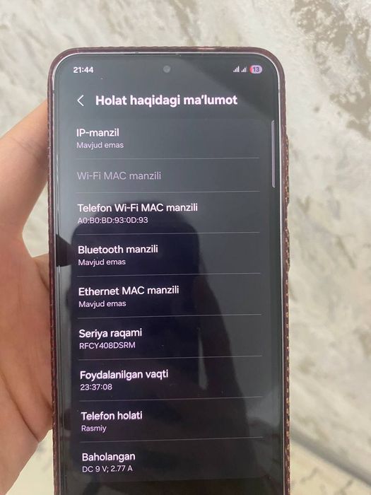 Samsung S 25 holati yaxshi