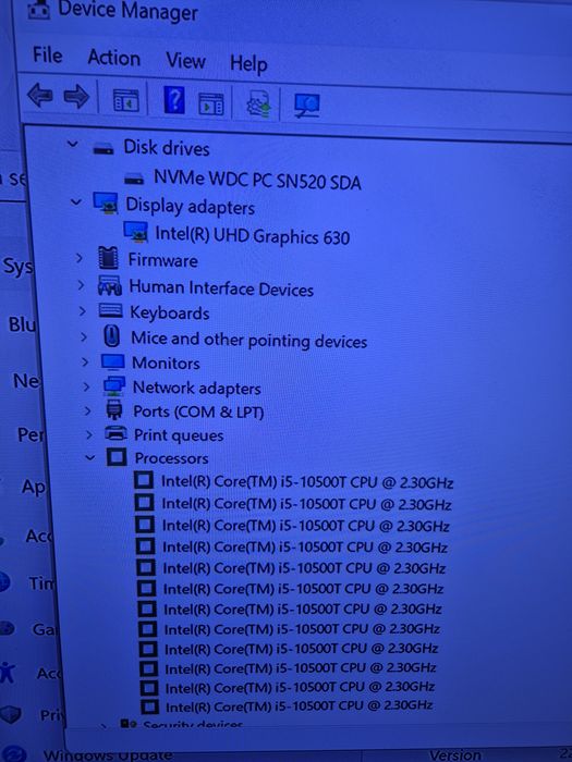 Sistem pc Dell i5-10th ssd ddr4 Windows 11
