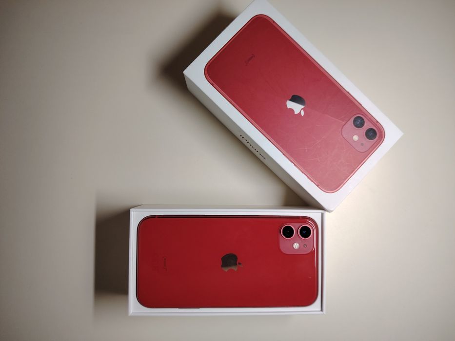 iPhone 11 128GB Rosu • Full Box • Sănătate baterie 77%