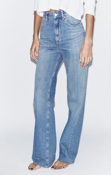 Светли дънки zara
