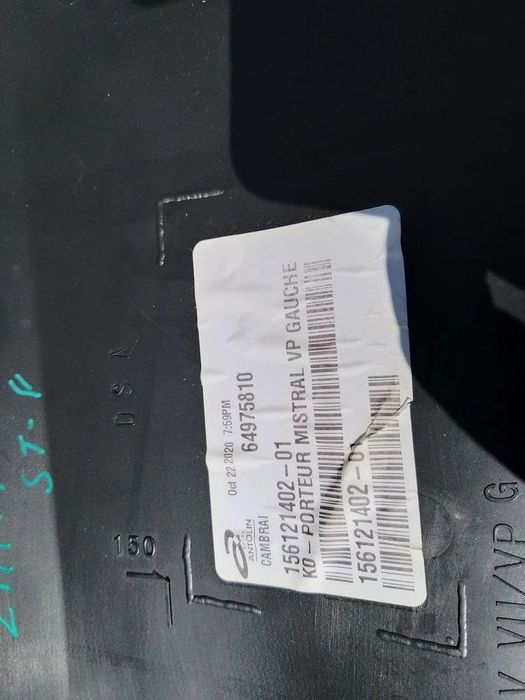 Fata tapiterie usa stanga fata opel zafira e life 15612140201