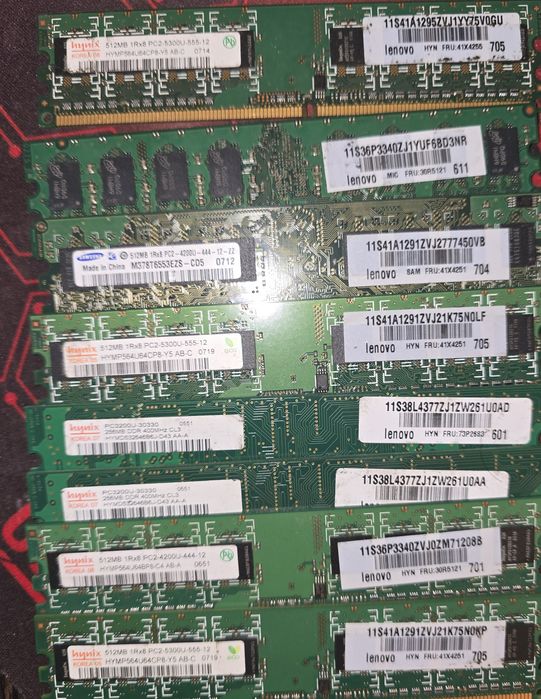 Ram памет 512MB и процесори