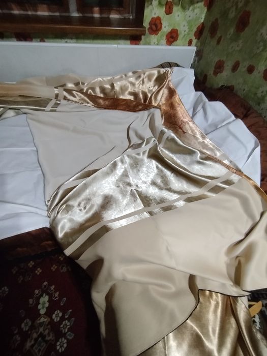 Атласные шторы 2х3м