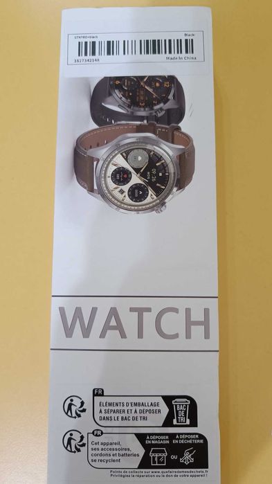 Смарт часовник GT4 Pro Черен, Нов, OLED Дисплей + Подарък