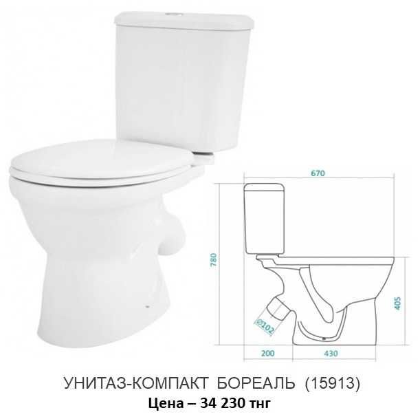 Унитазы в полном комплекте. Распродажа