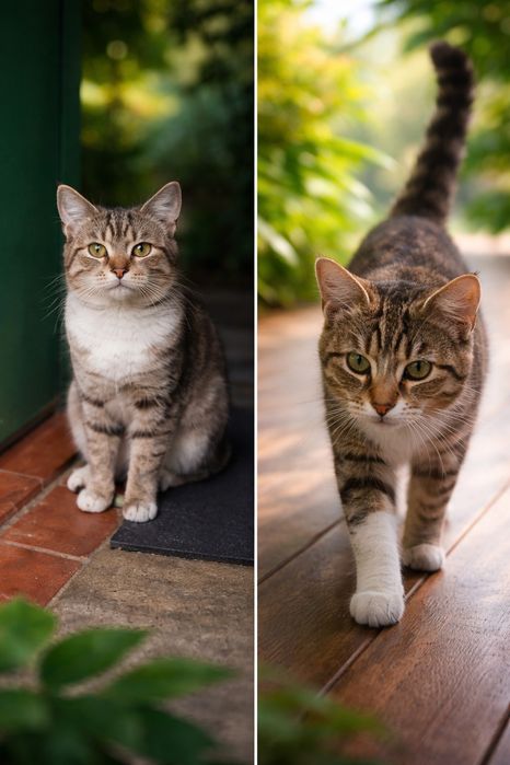 Кошка подросток.