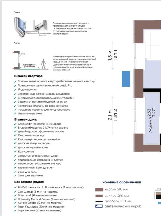 2 комнатная квартира в TULGA