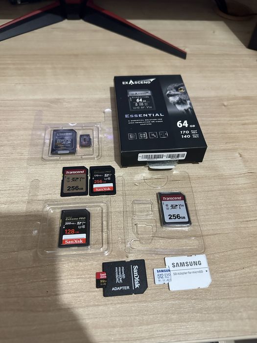 Флешка для фотоаппарата SD 64GB/128GB/256GB/512GB. Новый