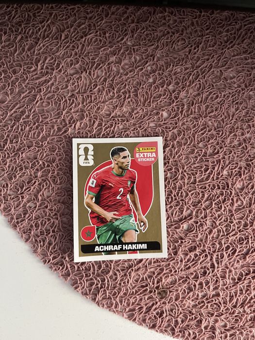 Hakimi gold cartonaș panini