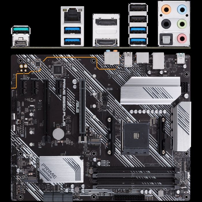 Комплект Asus Prime B550 Plus+Ryzen R9 3900x 12 ядер 24 потока. Идеал.