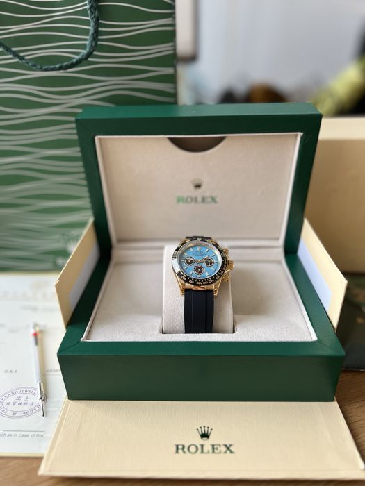 Daytona Cosmograph Gold And Blue Dial 40 mm