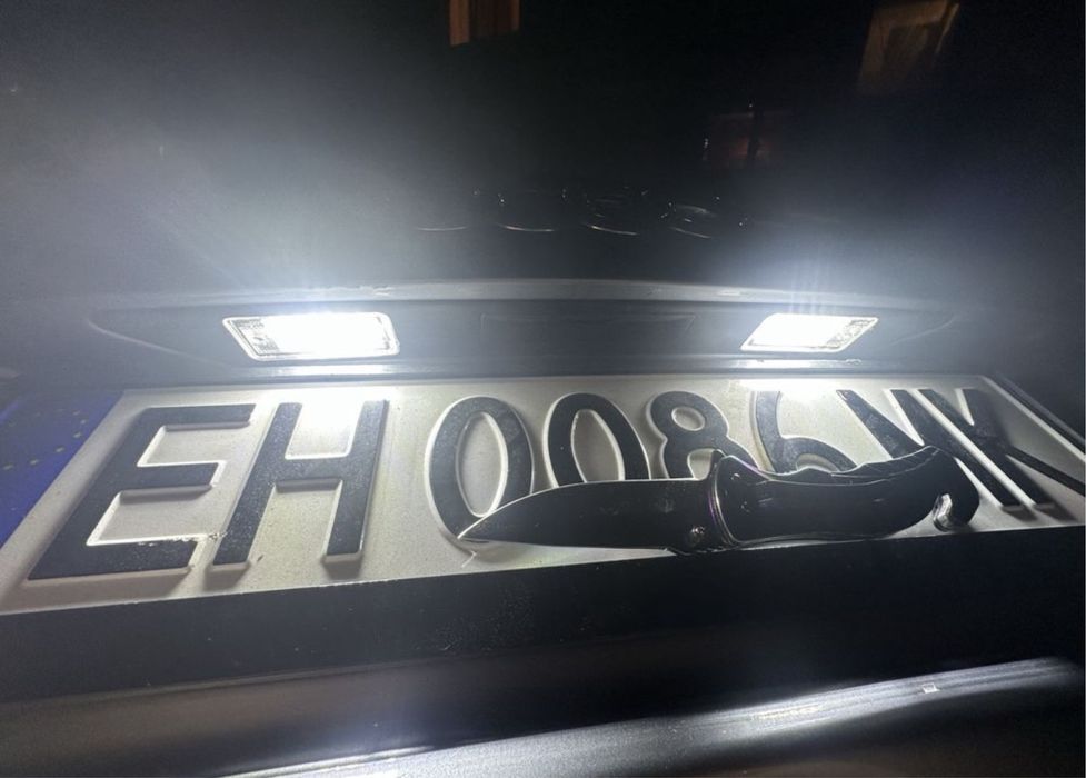 LED Плафони за Audi A3 8P A4 B6 B7 A6 A8 Q7 за заден номер АУДИ А3 А4