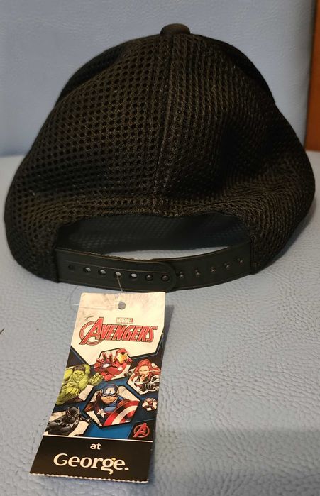 Бейсболка - кепка сетчатая Marvel, детская , черного цвета