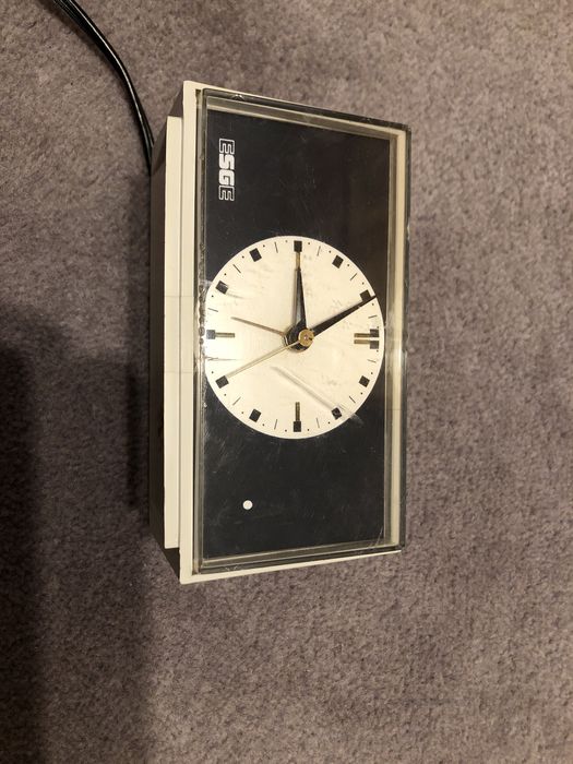 Ceas electric deșteptător de masă vintage german ESGE