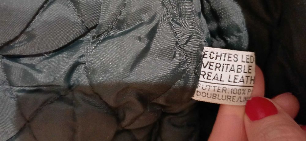 Geaca motor, piele Blue Bird, M, noua fara eticheta