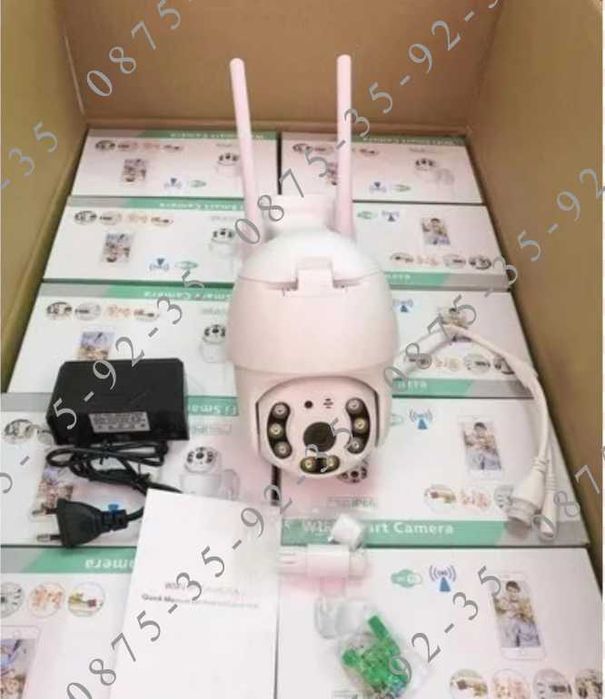 8MP Ultra HD Камера с ICSEE APP. WiFi и LAN свързване. Външна ВОДОУСТОЙЧИВА  Куполна въртяща се CAMERA. PTZ IP