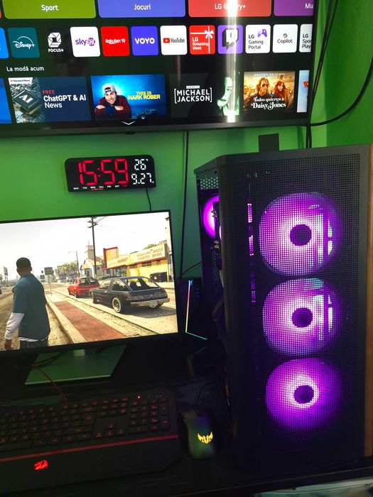 PC Gaming, Editare Ryzen Ryzen 7 3700X / MSI RTX 2070 8GB/SSD WD NVME M.2 512GB NOU+HDD 1 TB/ GTA V