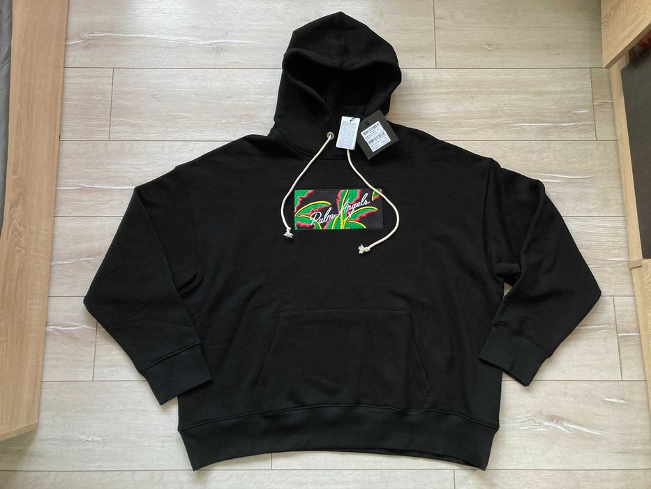Оригинален Palm Angels Tropical Logo Hoody суитчър суичър XL Over Size