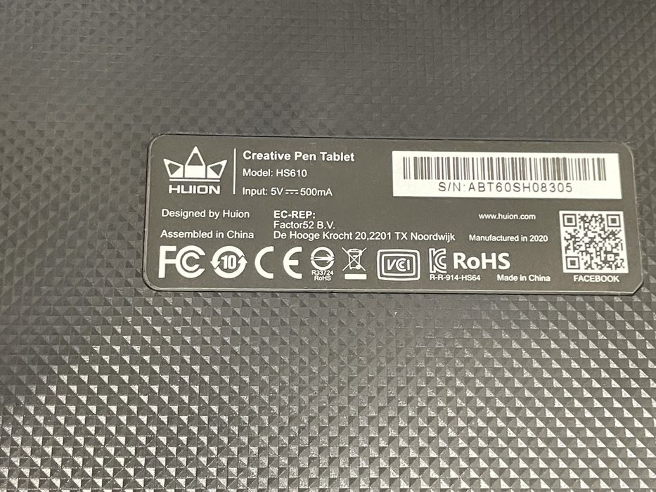 Графический планшет Huion HS610