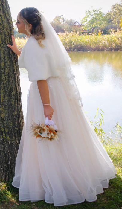 Rochie de mireasa cappuccino