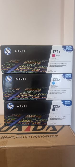 Продавам нови тонер касети за HP laserjet  122A