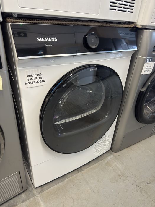 Uscător rufe pompă de căldură Siemens WQ46B2D0AM iQ700 cu factura si garantie 12 luni
