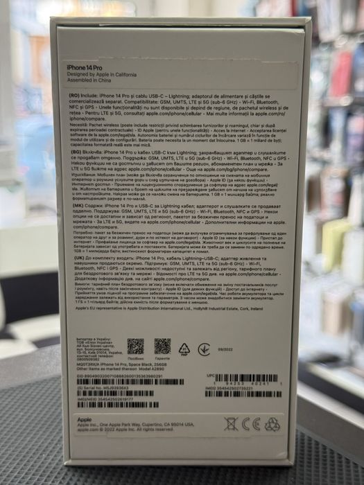 Apple iPhone 14 Pro,Space Black,256GB