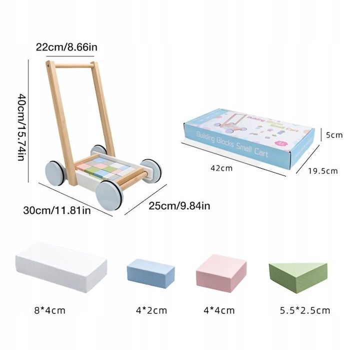 Premergator lemn cu blocuri de construit