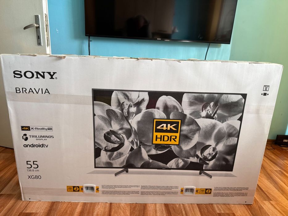 Телевизор Sony XG 80 55" 4K HDR Triluminos