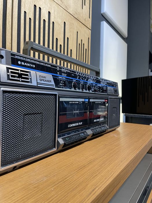 Radio casetofon boombox sanyo mw160l functional