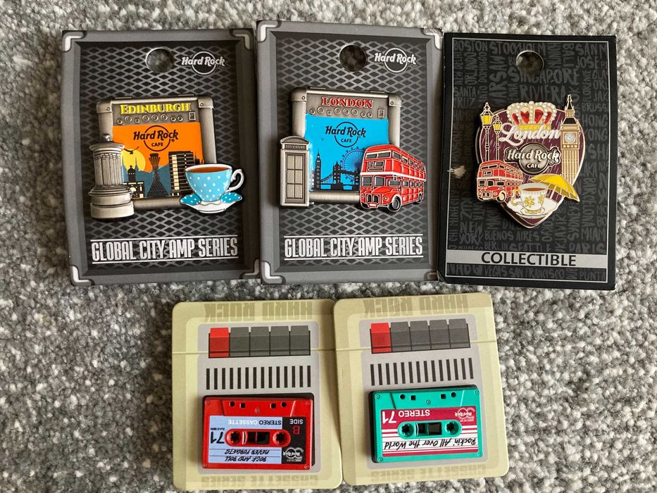 Insigne Hard Rock Cafe diverse si Freddie Mercury