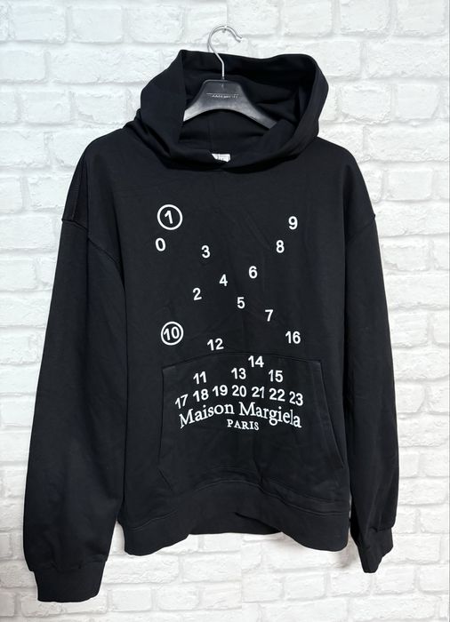 Maison Margiela Hoodie с Number Print