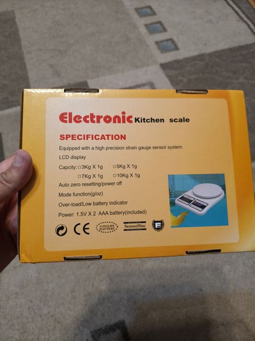 Кухонные весы новые