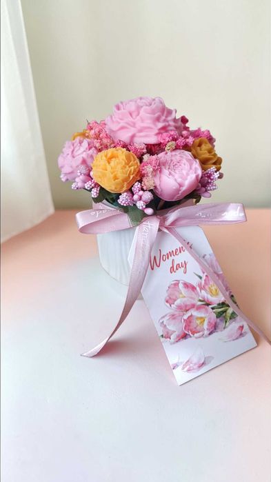 Соев разкош в розово/ безплатна доставка