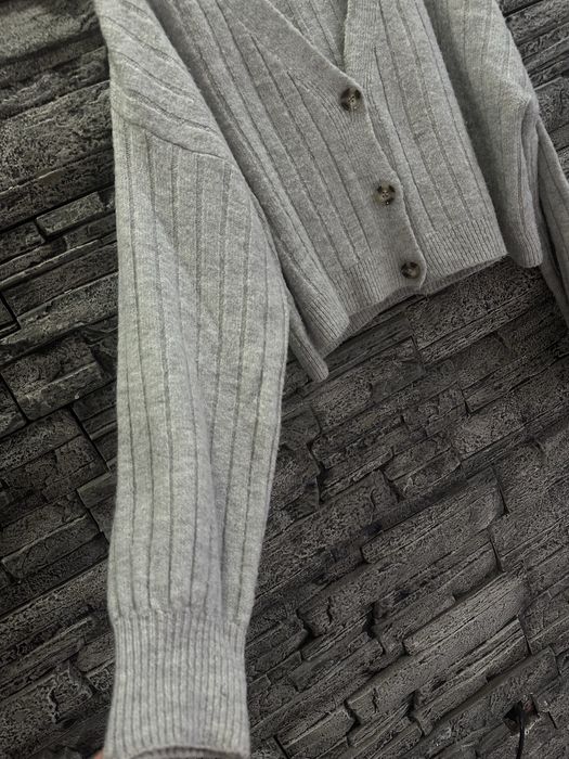 Сива дамска плетена жилетка Stradivarius - Размер M