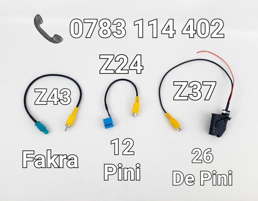 Adaptor Video–Mufa Camera Marsarier–VAG–12 / 26 Pini–Fakra–Z24–Z37–Z43