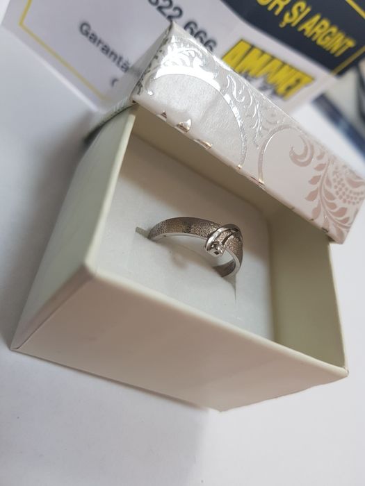 Inel Aur Alb 14K 3.40gr (cdc)