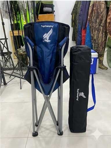 Кресло складное TopCamping с орлом – ваш комфортный отдых на природе!