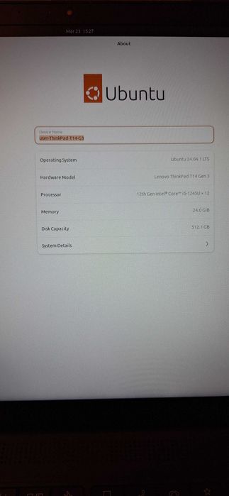 Lenovo ThinkPad T14 G3 14" i5-1245U 24GB 512GB