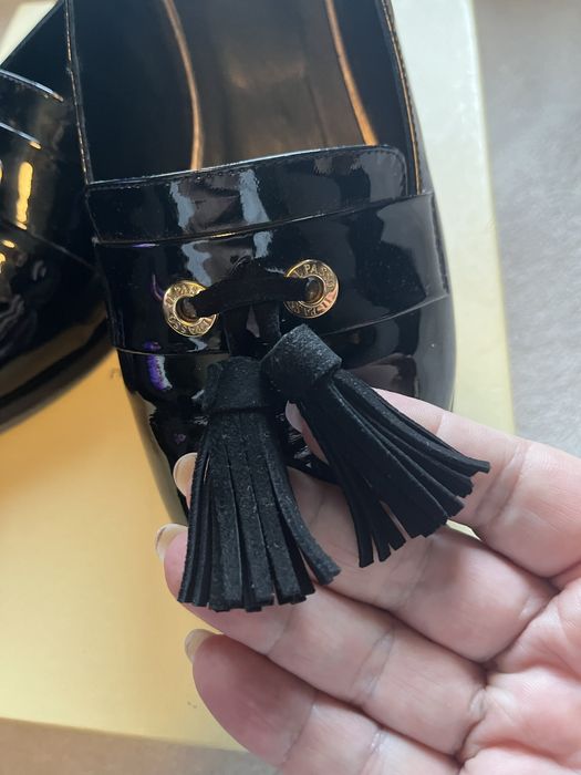 Pantofi balerini IL PASSO ( nu Musette) negri piele lacuita marimea 40