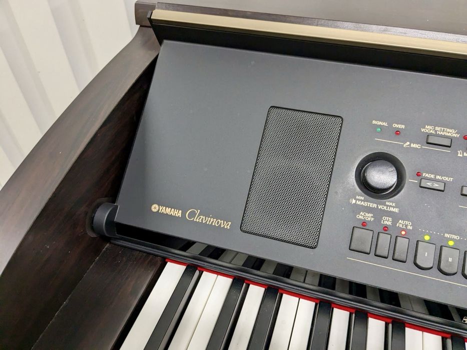 Pian Electronic Yamaha Clavinova CVP 307 maro inchis