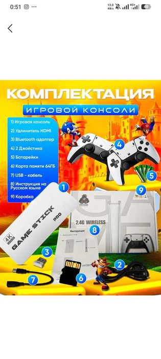 Mini playsteshn game stick pro 4k