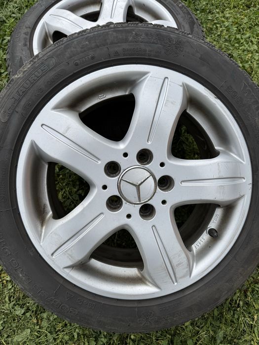 Jante+cauciucuri iarna M+S Mercedes 205/55 R16 91H